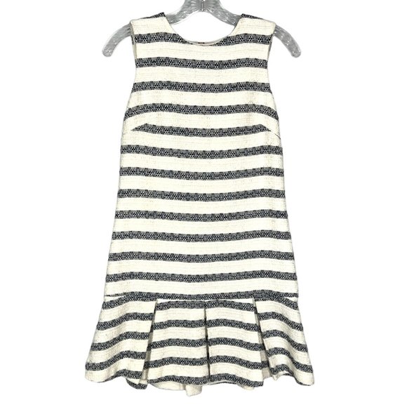 Sail to Sable STS Tucket in Tweed Womens Stripe Mini Dress Blue White size 0 - Picture 1 of 11